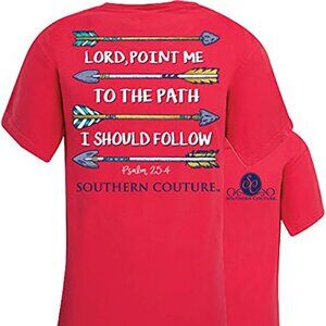 Southern Couture Arrow Psalm 25:4 T-Shirt